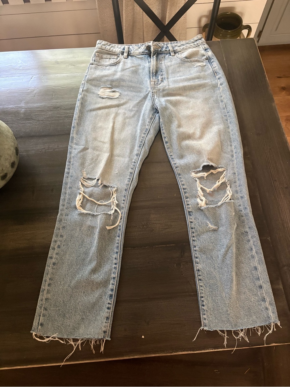 Hidden Light Blue Distressed Women’s Jeans